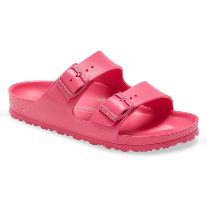pink rubber birkenstocks