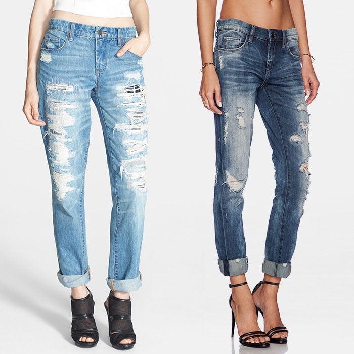 best ripped boyfriend jeans