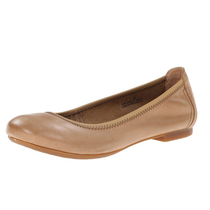 nude mesh flats