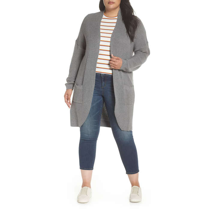 extra long cardigan plus size
