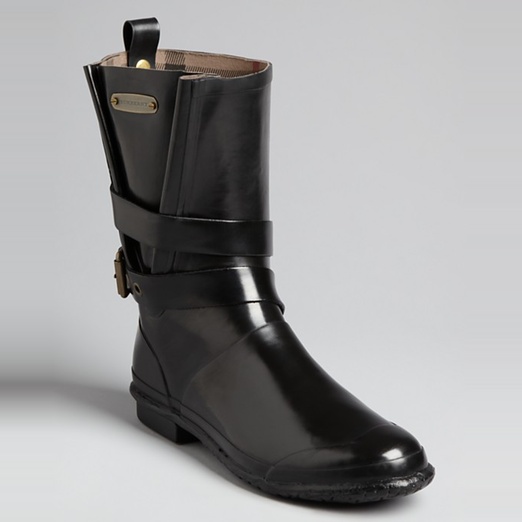 burberry short rain boots