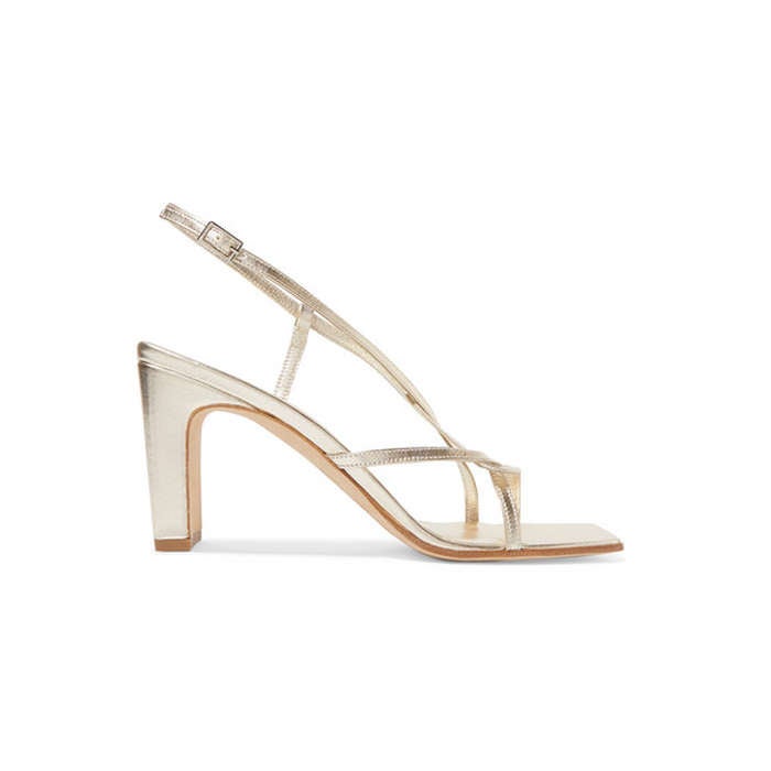 grey slingback sandals