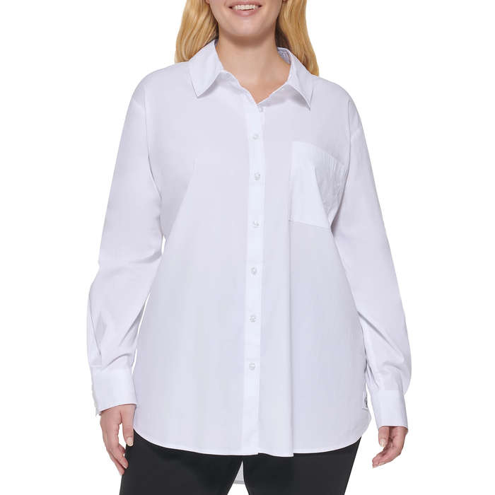 plus size button up blouses