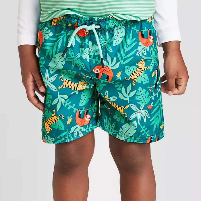 gap toddler swim trunks