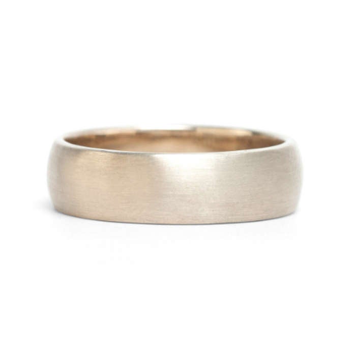 Catbird Classic Wedding Band, Half Round Band, 7MM | Rank 