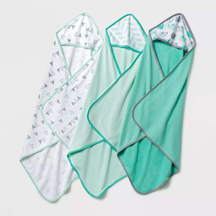 cloud island infant hooded towel