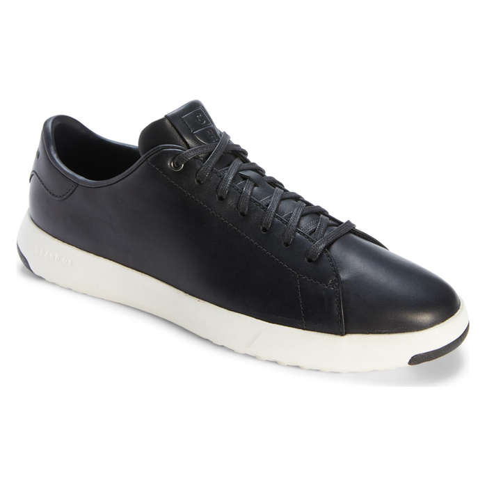 leather fashion sneakers