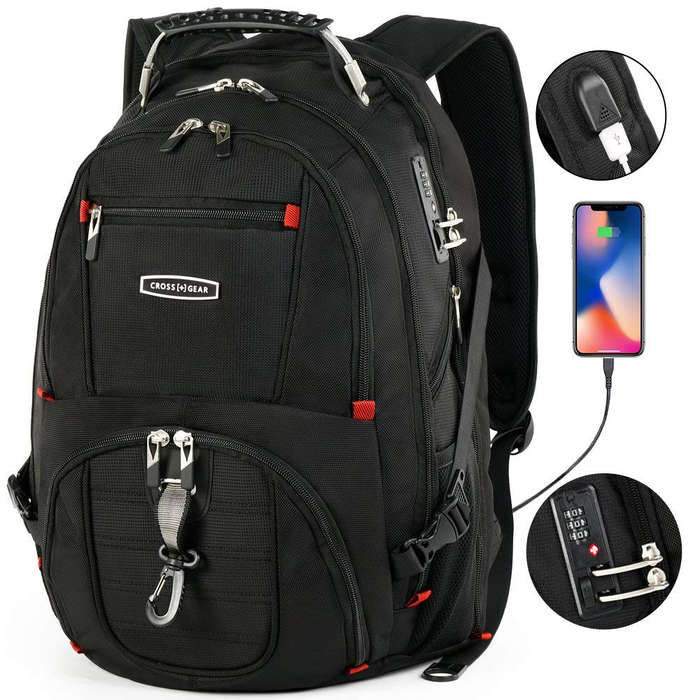 nike backpack with charger