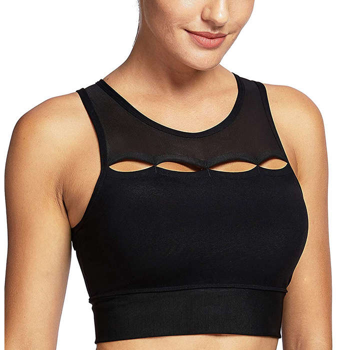 yoga crop top bra