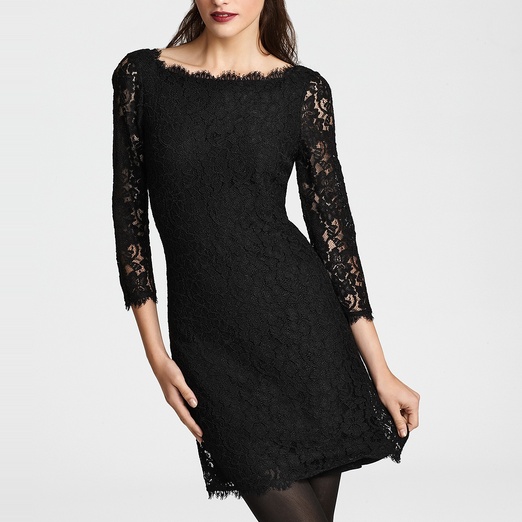 10 Best Little Black Dresses Rank Style Diane Von Furstenberg Zarita Lace Dress In Black