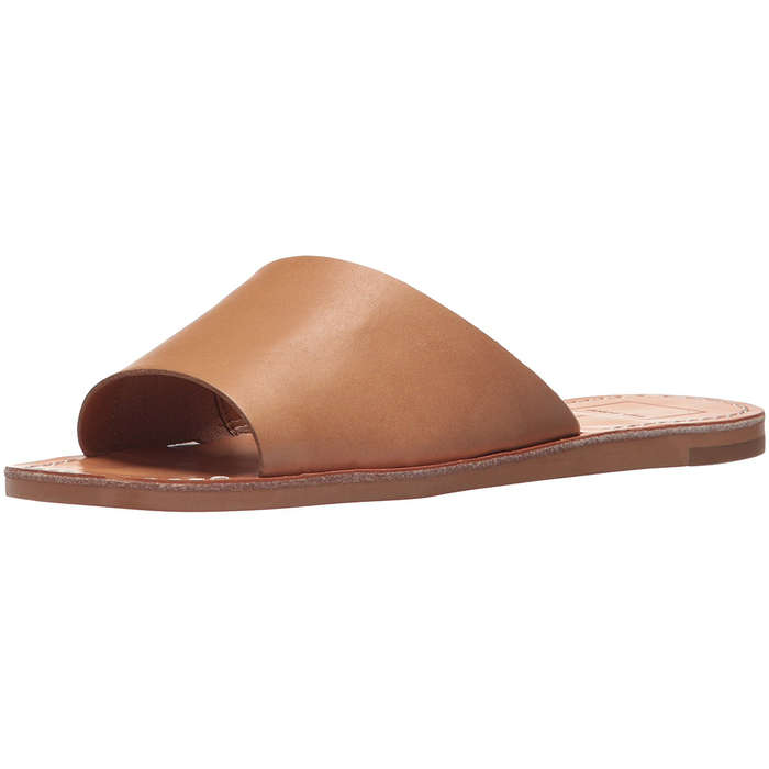 leather womens slides