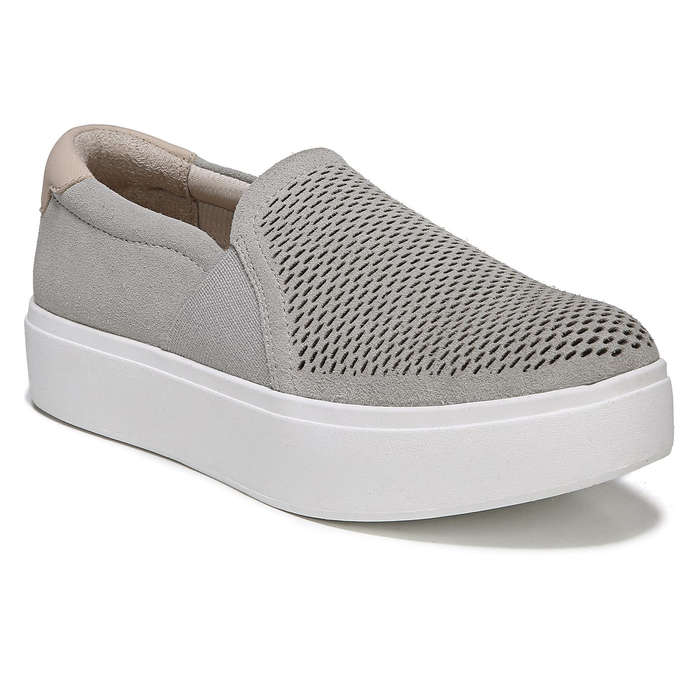 perforated slip on shoes