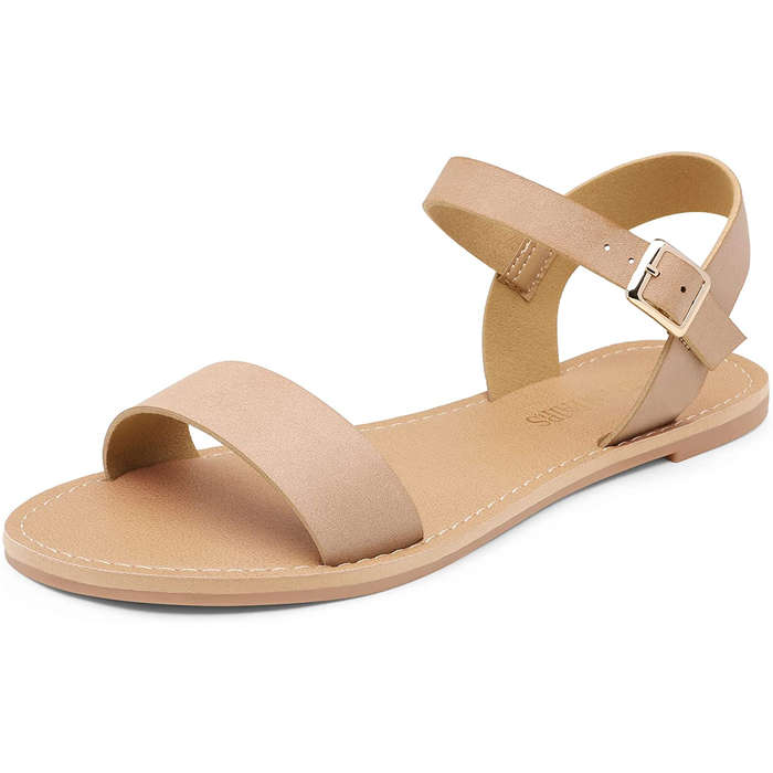 nude comfort sandals