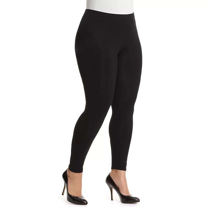 plus size black leggins