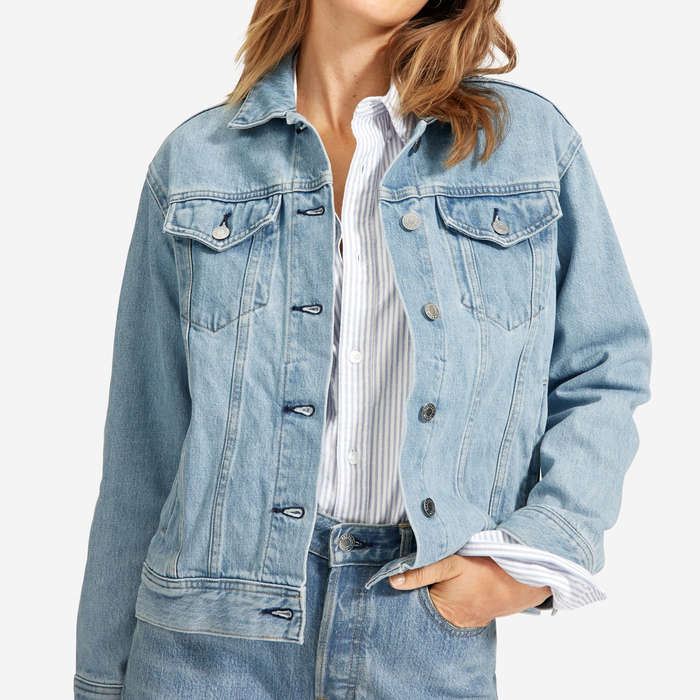 soft stretch denim jacket