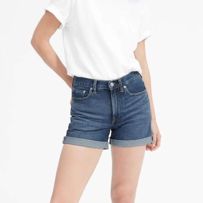 misses jean shorts