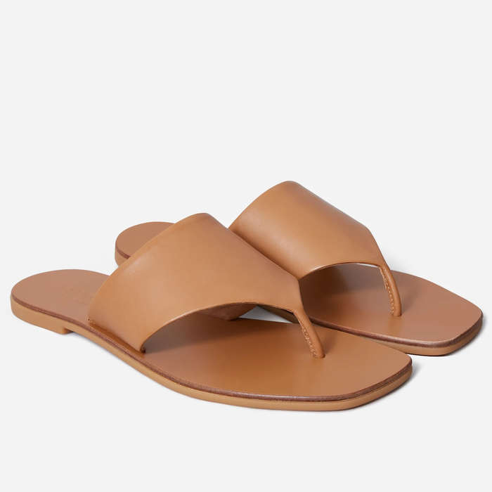 everlane leather thong sandal