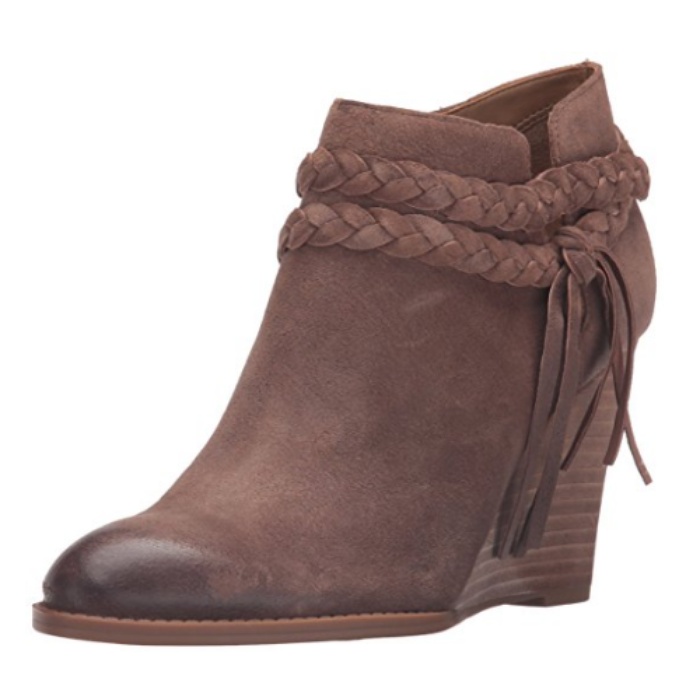 ankle booties wedge heel