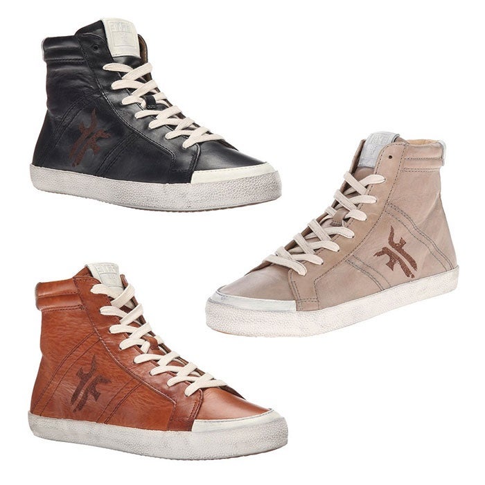 frye high top sneakers