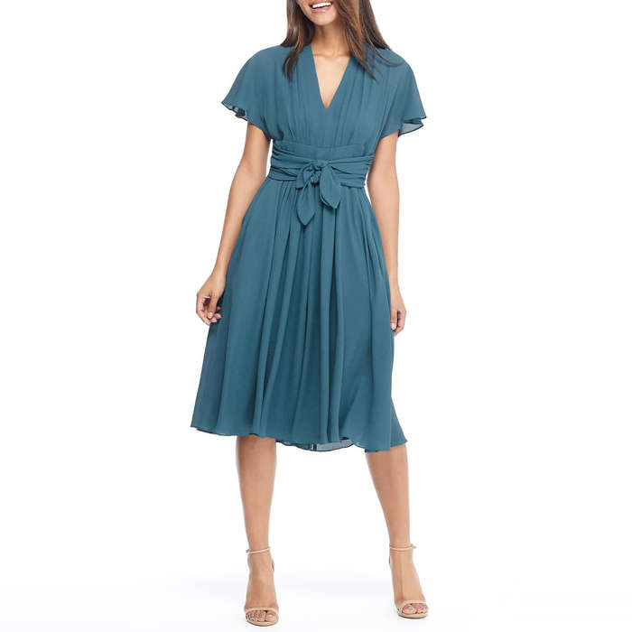 midi dress for pear shaped