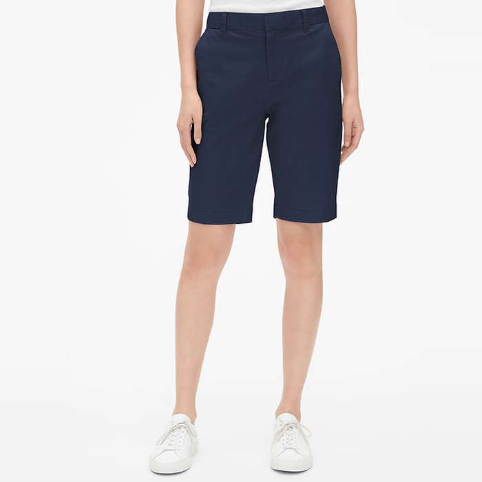 knee length bermuda shorts