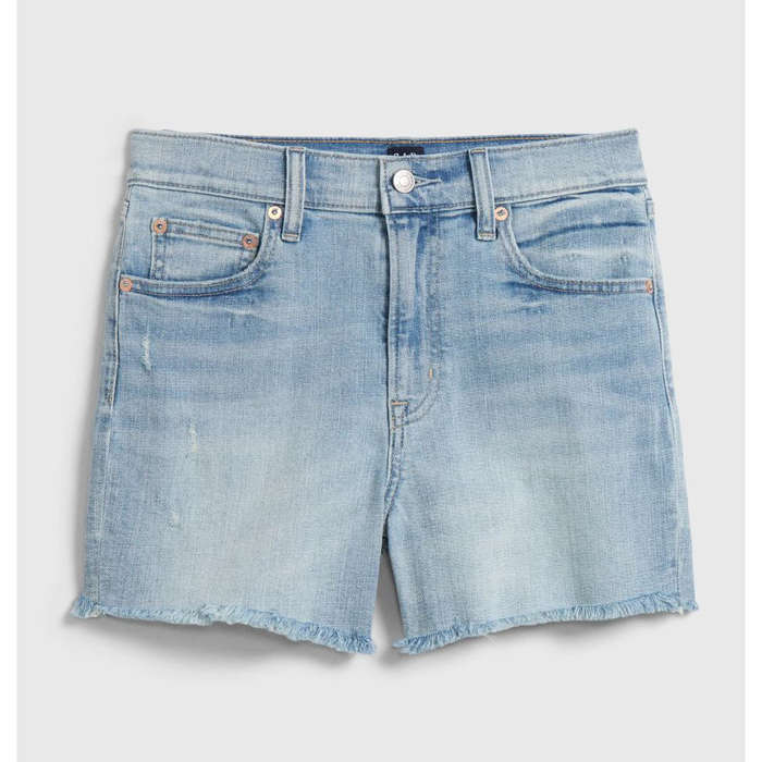gap boyfriend jean shorts