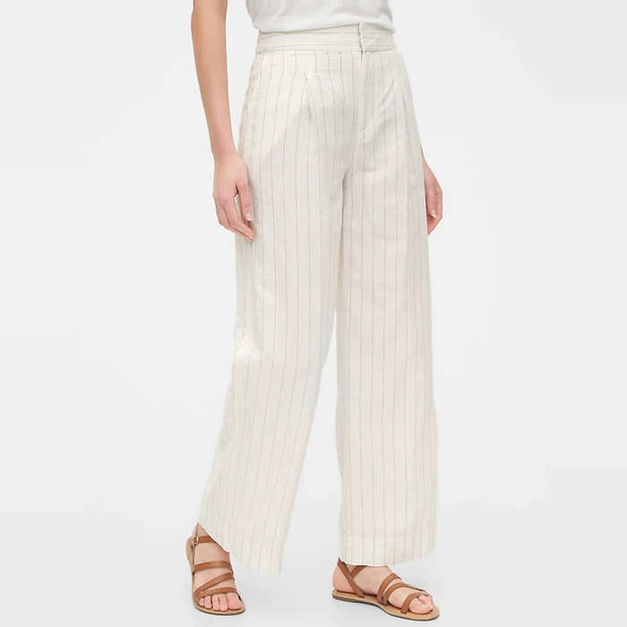 Tall White Linen Pants 2024