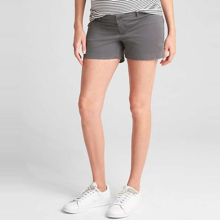 gap maternity running shorts