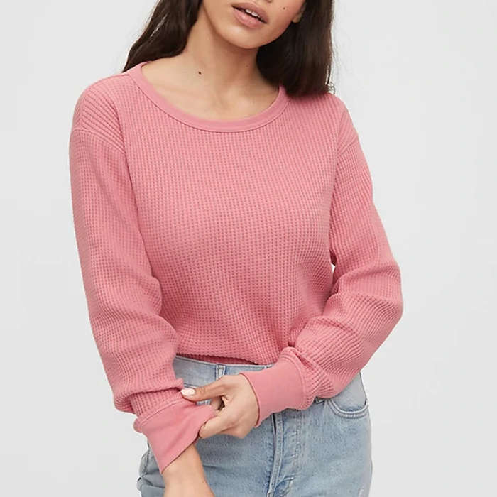gap waffle knit sweater