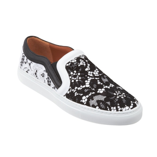 print slip on sneakers