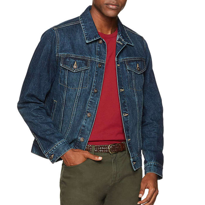 old navy mens black denim jacket