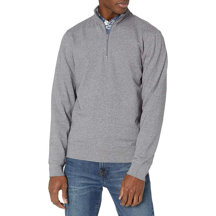 lightweight half zip pullover
