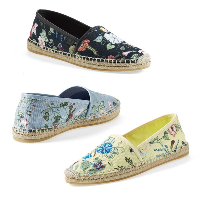 gucci floral espadrilles