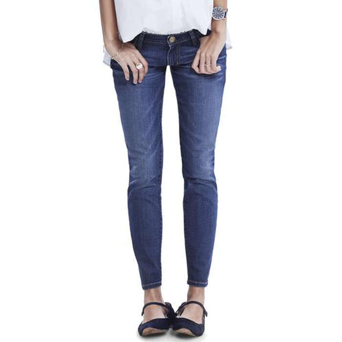 maternity ankle jeans
