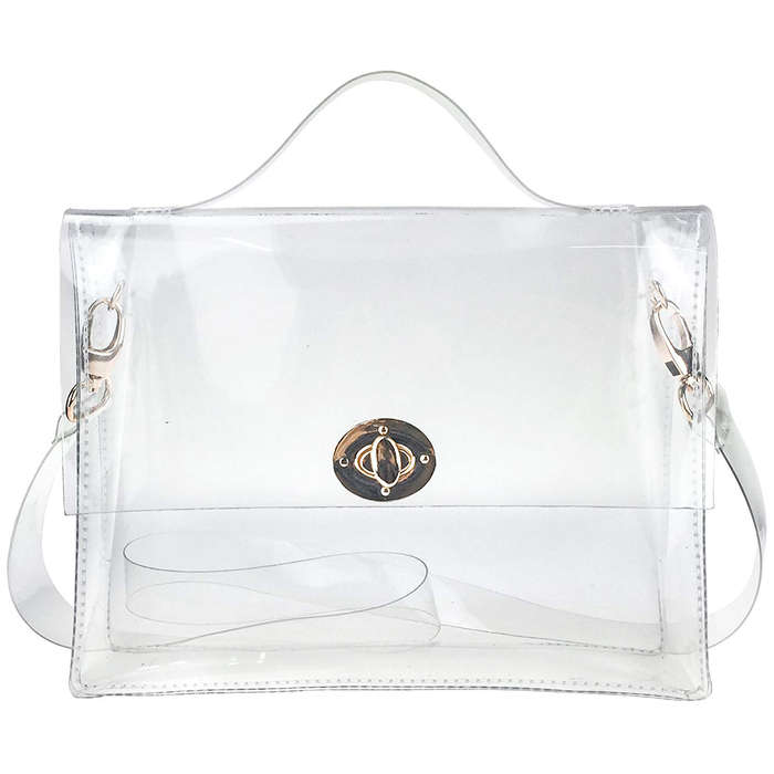 designer clear handbags for work