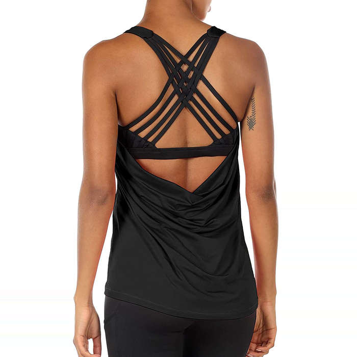 strappy tank top workout