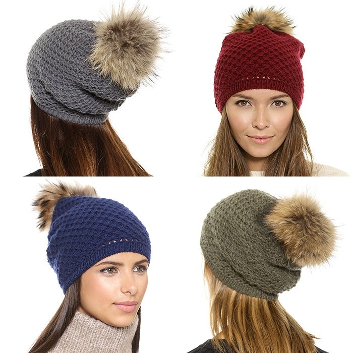 to buy pom pom fur Inverni Rank Pom Style Fur Hat Pom Slouchy & to buy pom pom fur Inverni Rank Pom Style Fur Hat Pom Slouchy &