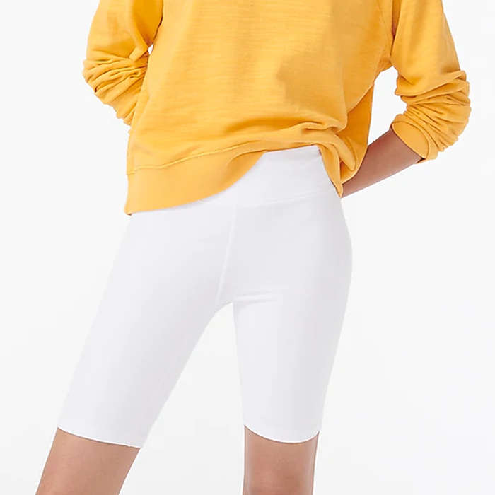 j crew biker shorts