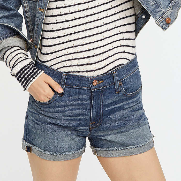 best stretch denim shorts