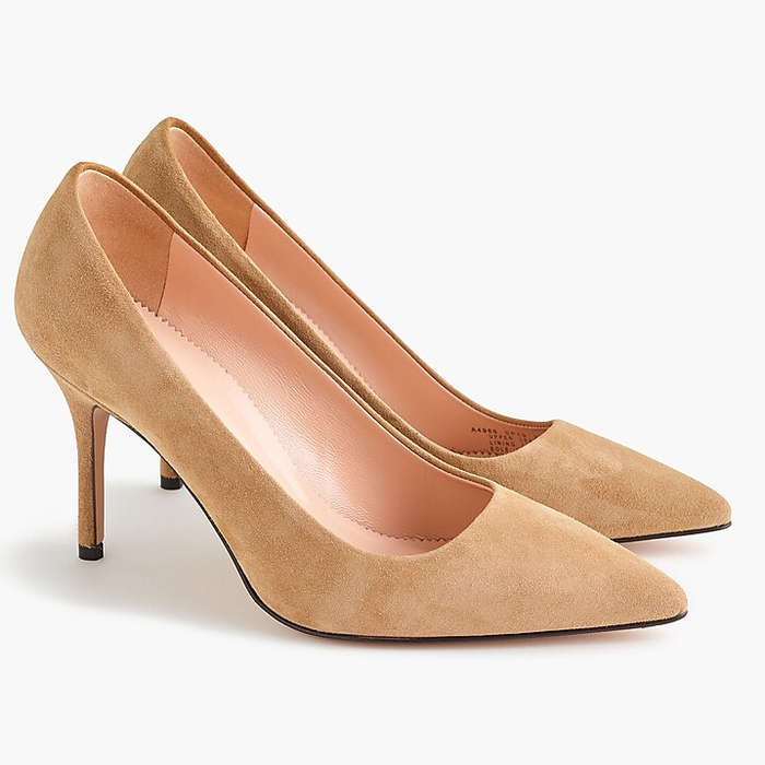 nude beige pumps