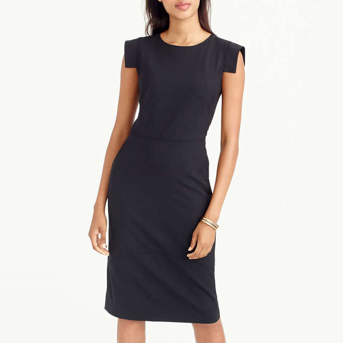 j crew little black dress