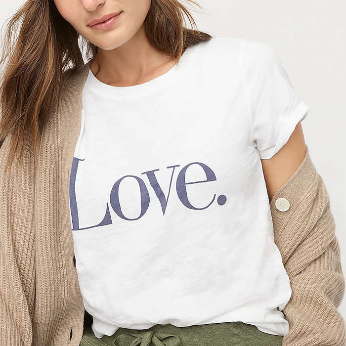 j crew love tee