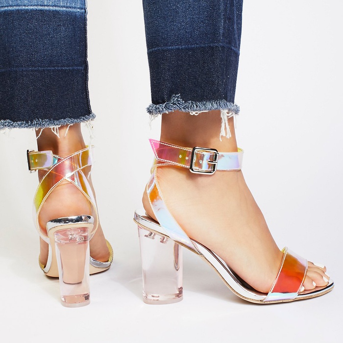 clear lucite shoes