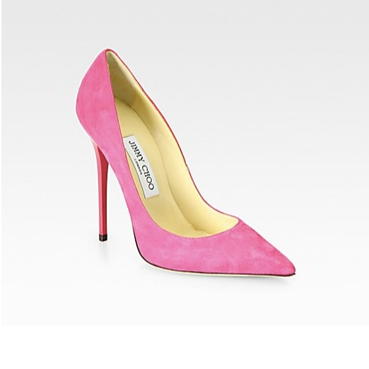 bright color heels