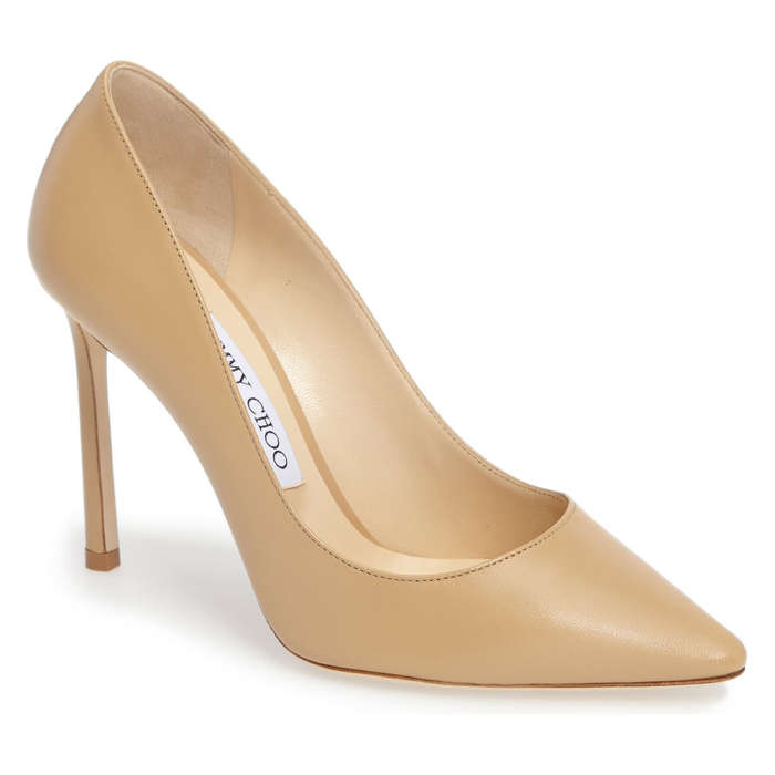 nude work pumps