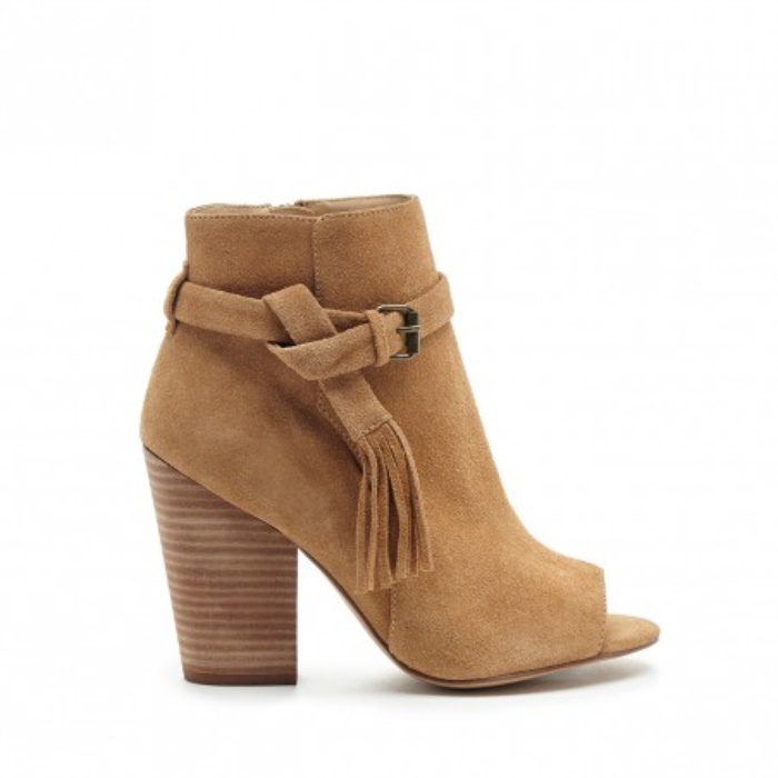 peep toe bootie