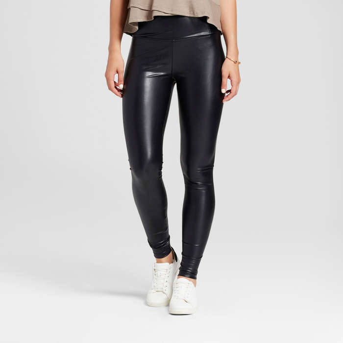 Leggings leather Faux Leather Leggings Are a Sexy Yet Refined Leg Fashion Choice. A pair of faux leather leggings gives you a genteel fashion look that only they can provide. With so many styles available, creating looks from fashion sexy to fashion refined and everything inbetween is easily possible. Consider all of the ways you can mix and match and.