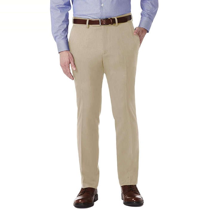 slim fit khaki dress pants