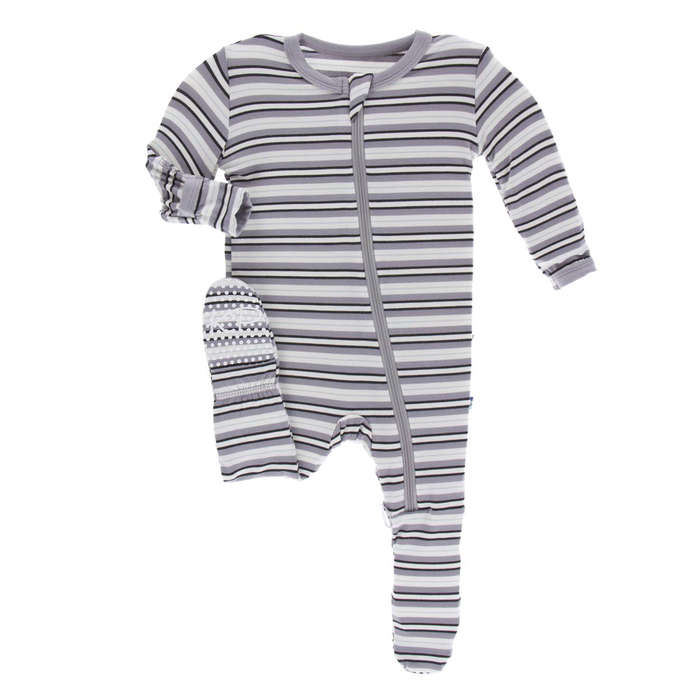 inverted zipper baby pajamas