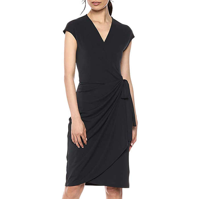 lark & ro wrap dress
